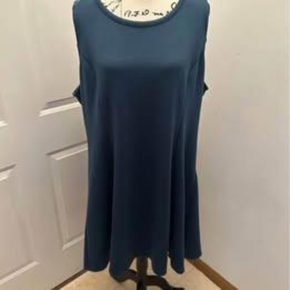 Teal Old Navy Fit & Flare Dress XXL